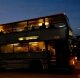 Dopppeldecker-Bus der BVG am Schlossplatz in Berlin-Mitte
