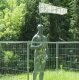 Ein einsamer Freiheitskämpfer im Volkspark Friedrichshain